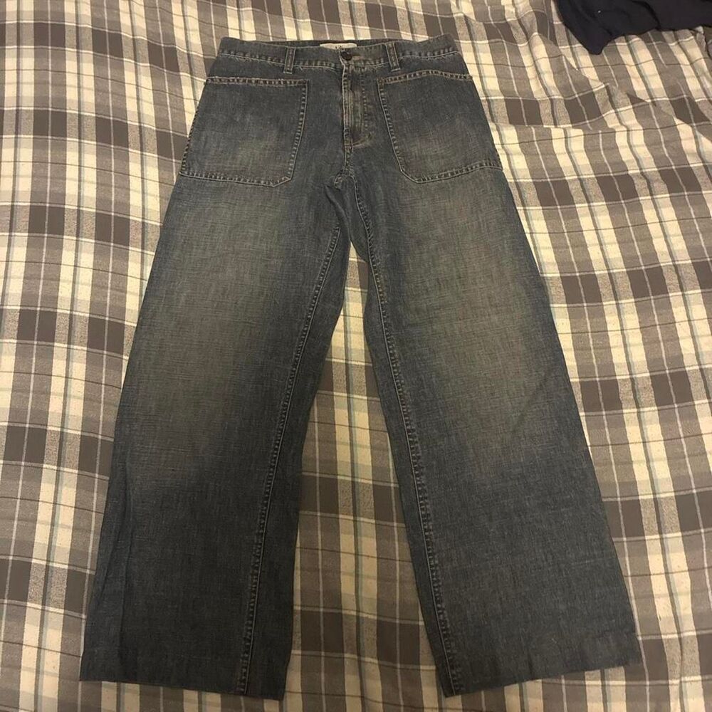 Armani-exchange Women's Navy and Blue Jeans